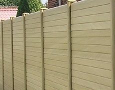Natural / Green Composite Fencing Boards (1828mm x 300mm)