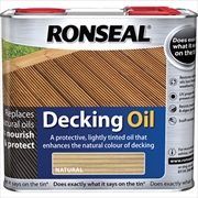 Ronseal Decking Oil Natural (2.5 litre)