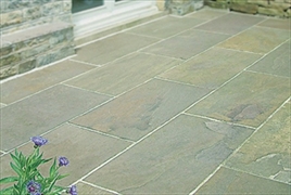 Calibrated 22mm Indian Stone Paving Raj Green (16.5m2 Project Pack)