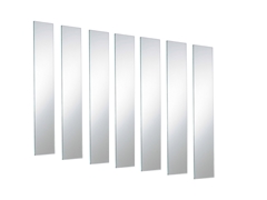 Modern Deck Clearview Glass Decking Panel 820mm x 152mm x 8mm (Pack Of 7)