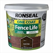 Ronseal One Coat Fence Life 5 Litre (Dark Oak)  