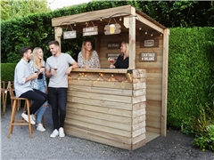 The Sherwood Timber Garden Bar (1800mm x 1200mm)