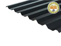Anti Condensation Plastisol Coated Slate Blue 0.5mm Box Profile Sheet (Exact Cut)