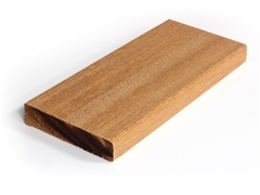Sample - Smooth / Ribbed Hardwood Balau Decking (90mm x 19mm)