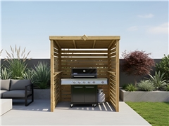 The Eclipse BBQ Shelter With Full Sides